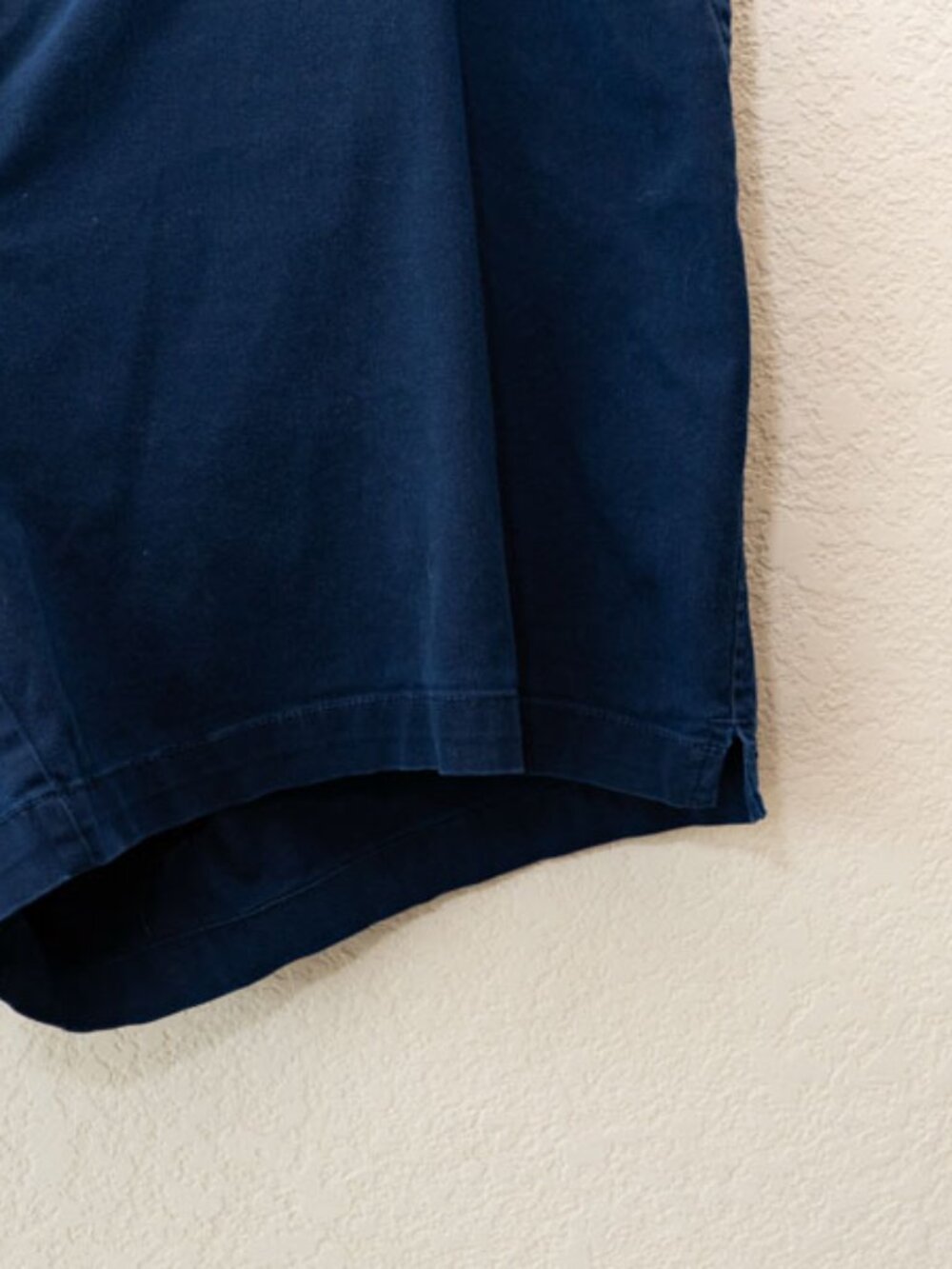 Crown & Ivy Navy Blue Chino Shorts Womens 18W Plus Stretch Cotton Casual Preppy - Picture 6 of 12